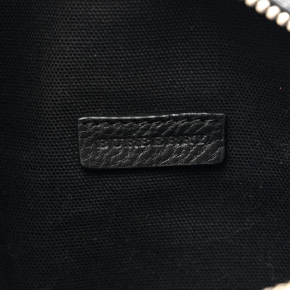 Burberry Canvas Check Small Farley Crossbody  Bag Black 6 of 10