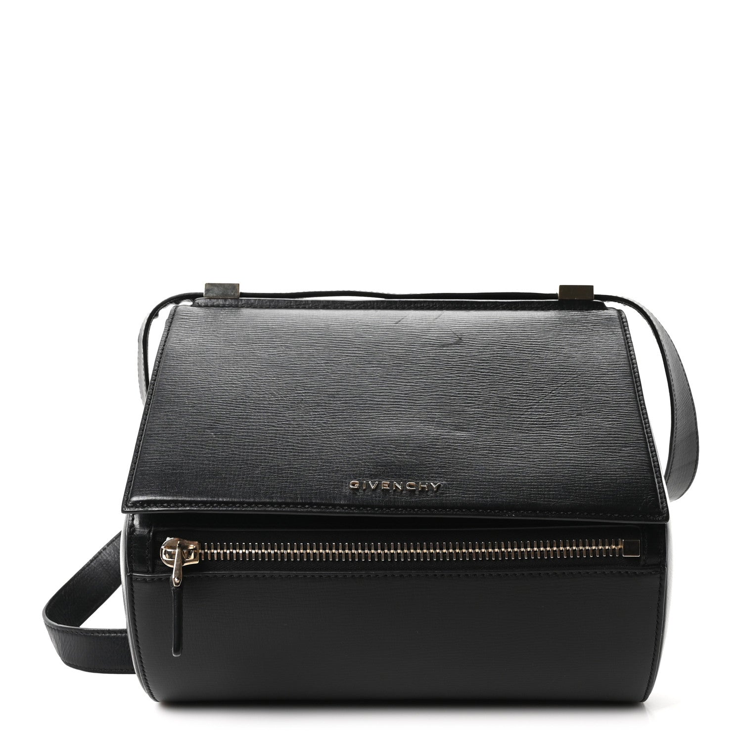 Givenchy Textured Calfskin Medium Pandora Box Crossbody Bag Black 1 of 10