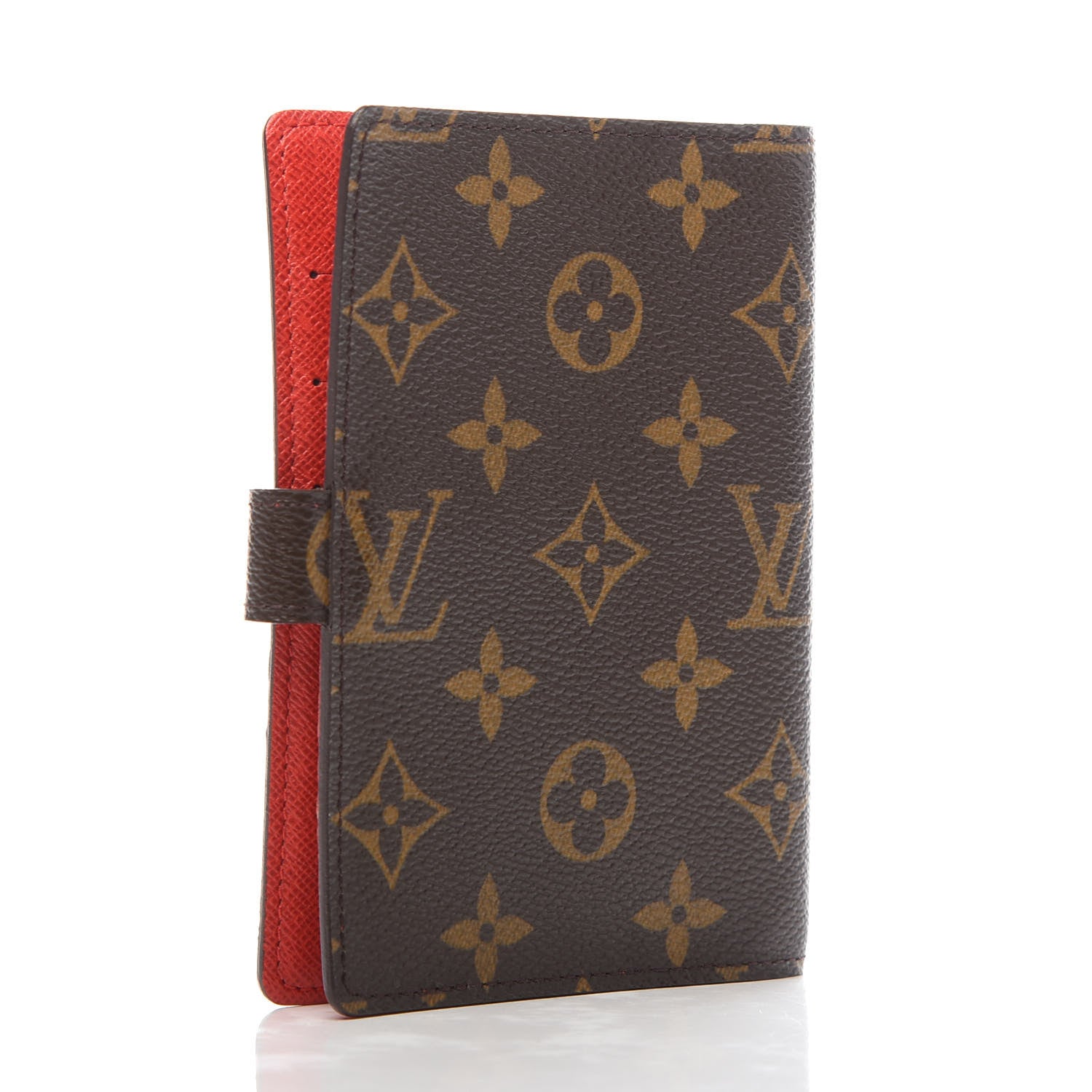 Louis Vuitton Monogram Groom Small Ring Agenda Cover Red 3 of 7