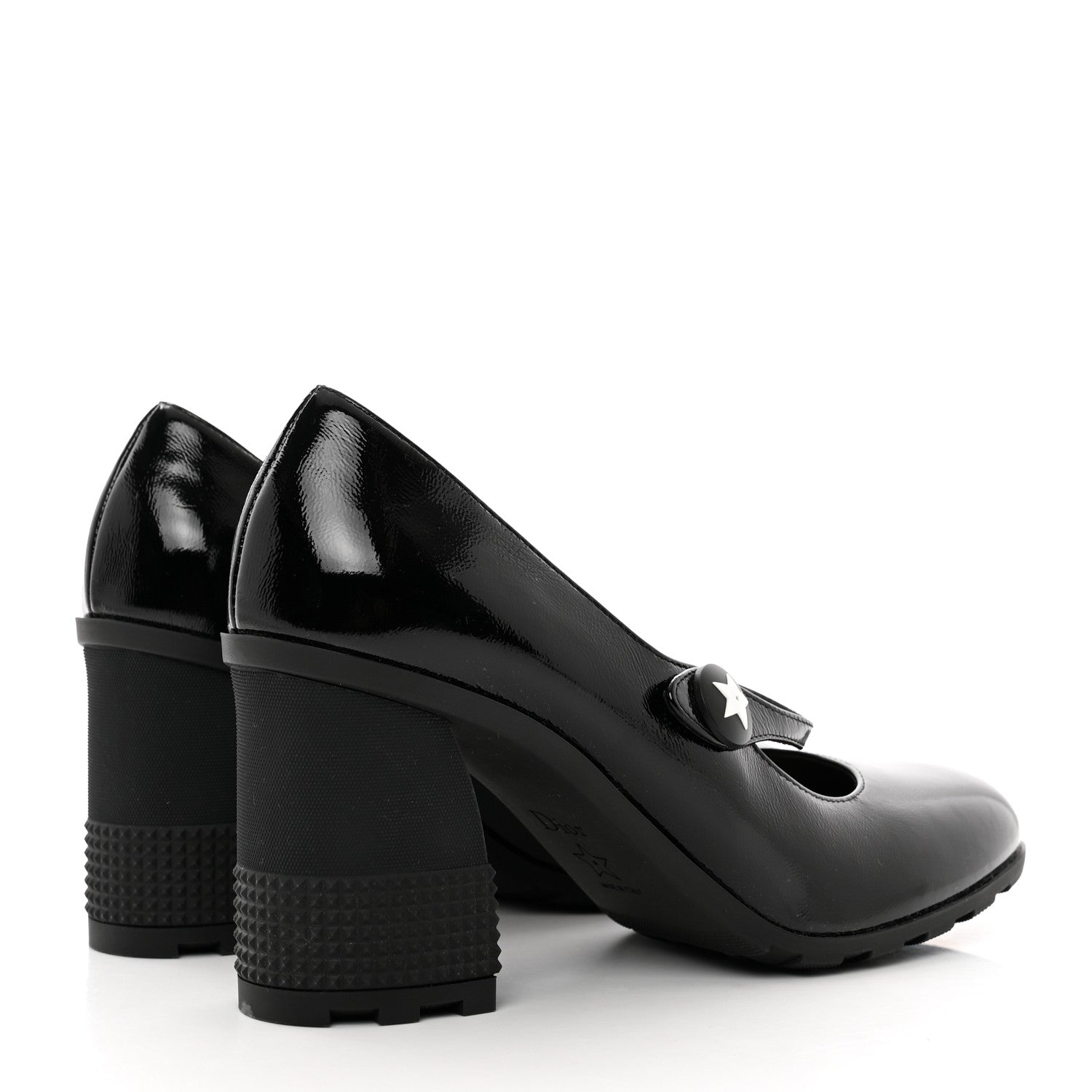Christian Dior Patent Mary Jane Pumps 36.5 Black 4 of 8