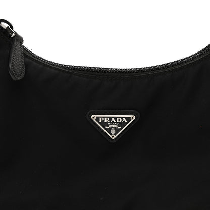 Prada Tessuto Nylon Mini Re-Edition 2000 Bag Black 7 of 9