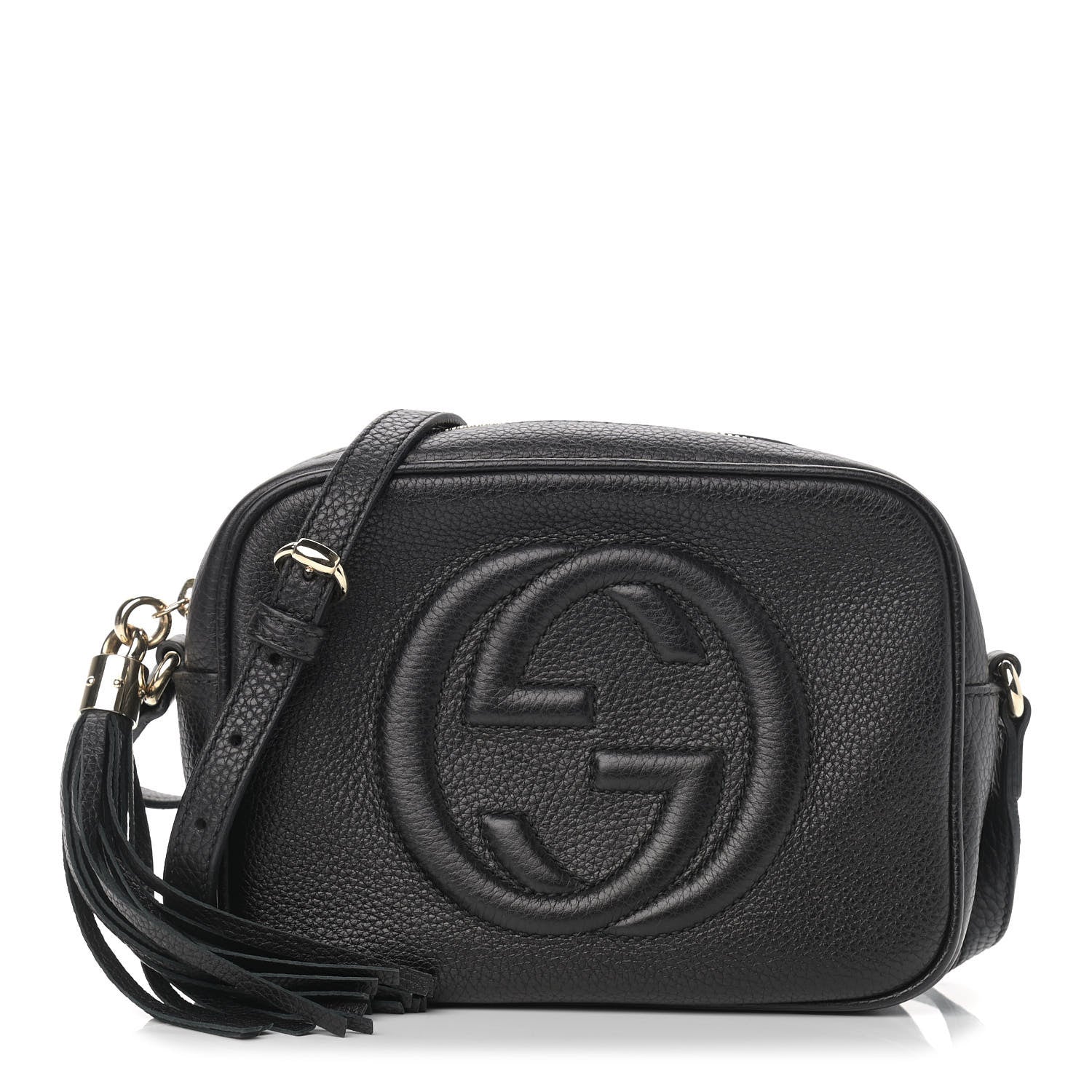 Gucci Pebbled Calfskin Small Soho Disco Bag Black 1 of 11