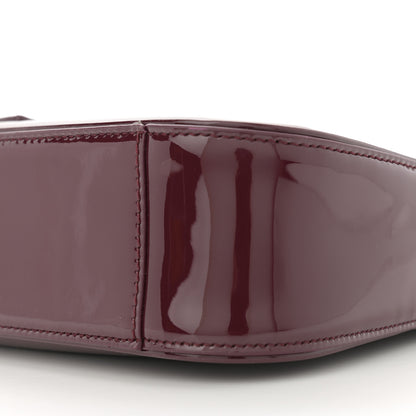 Saint Laurent Patent Le 5 A 7 Hobo Bordeaux 10 of 11