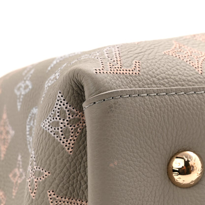 Louis Vuitton Reverse Mahina Carmel Hobo Gray 10 of 10