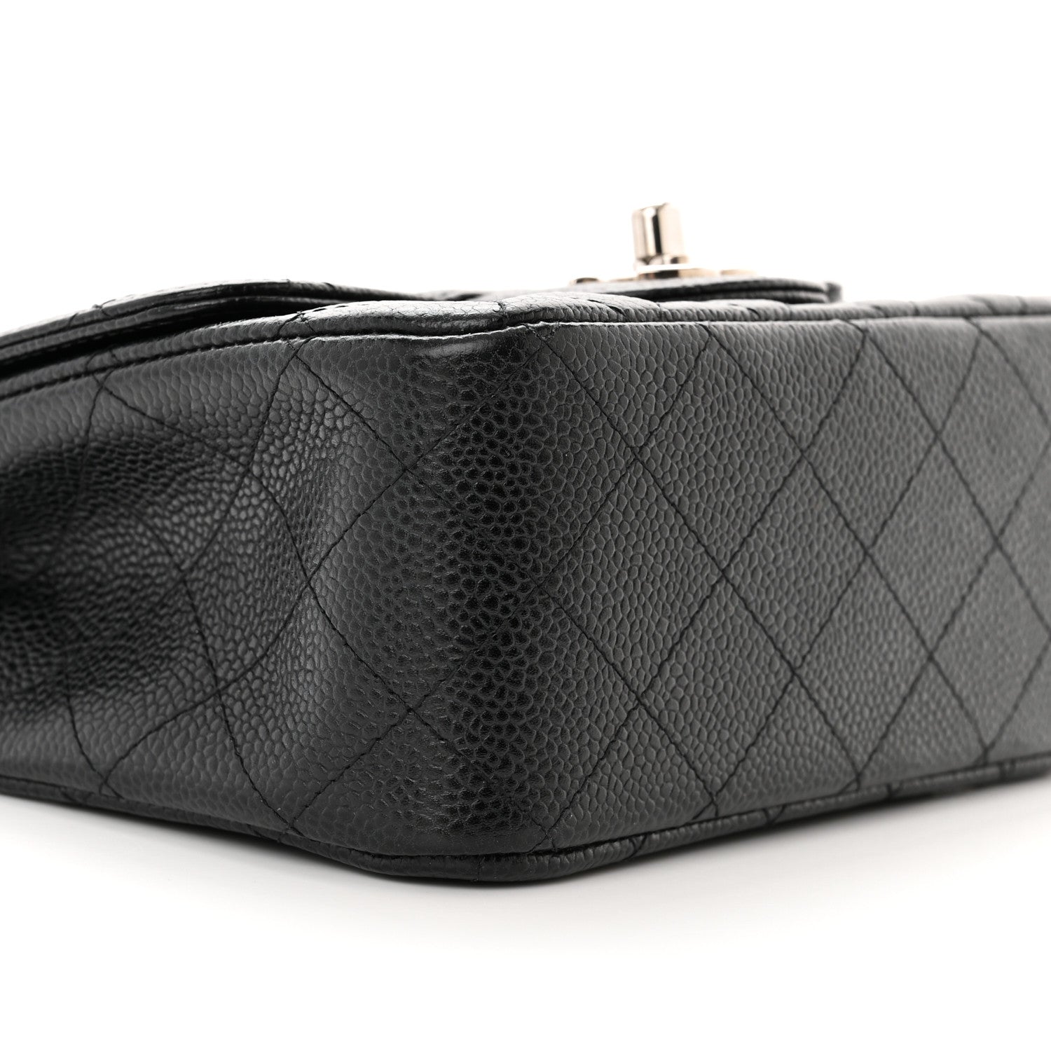 Chanel Caviar Quilted Mini Square Flap Black 9 of 13