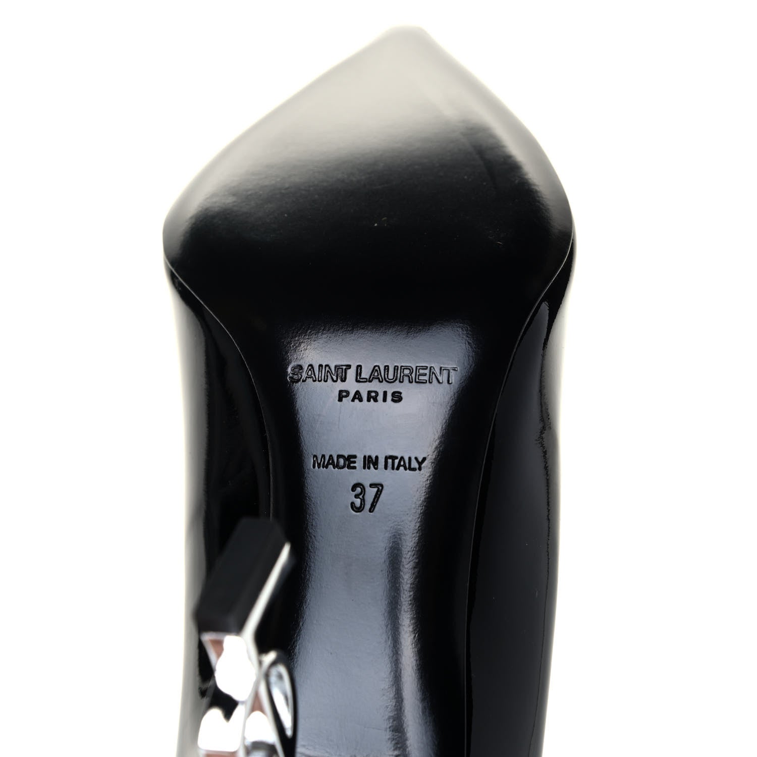 Saint Laurent Patent Opyum 85 Pumps 37 Black 5 of 5