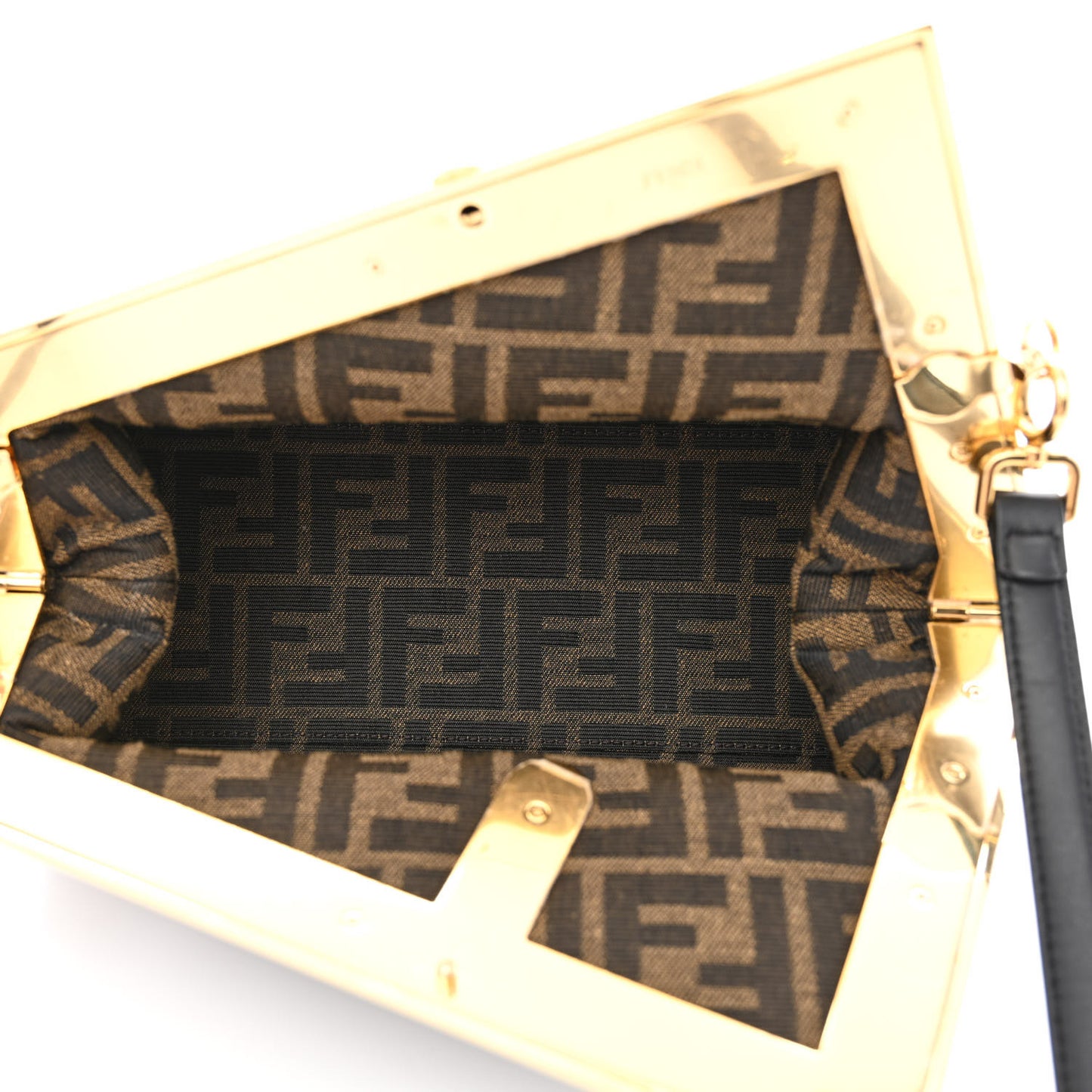 Shiny Nappa Midi Fendi First Black