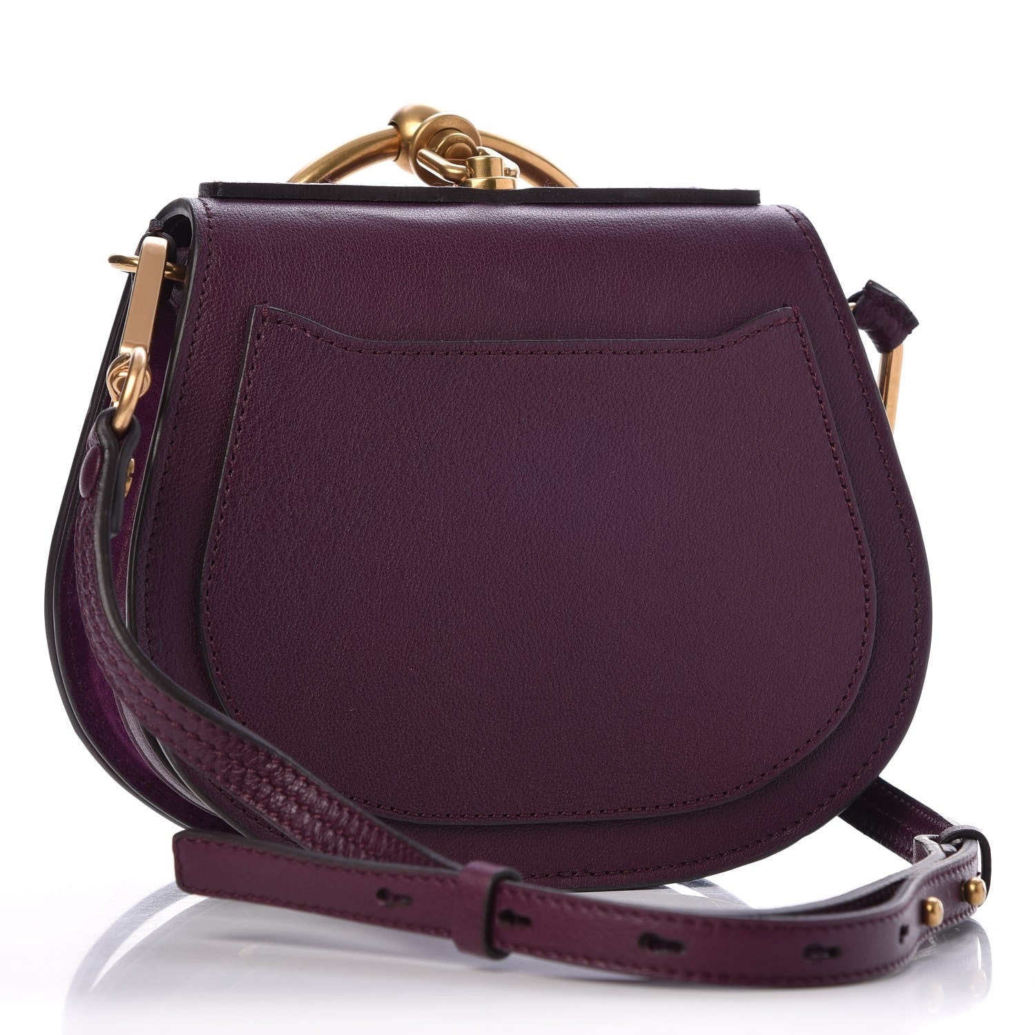 Chloe Calfskin Small Nile Bracelet Bag Intense Violine 3 of 8