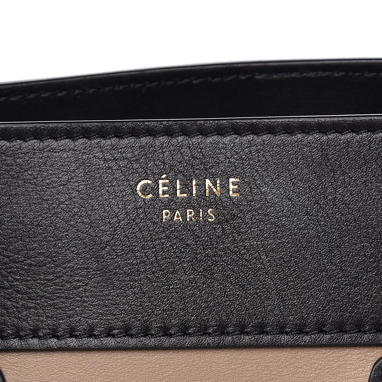 Celine Smooth Calfskin Suede Mini Tri-Color Luggage Beige 6 of 16