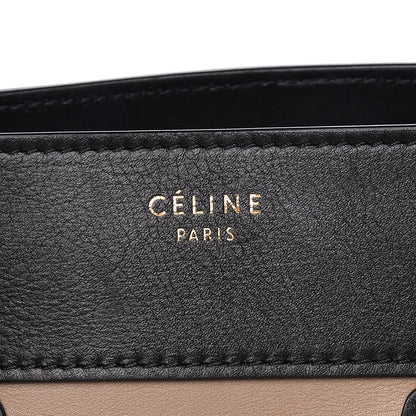 Celine Smooth Calfskin Suede Mini Tri-Color Luggage Beige 6 of 16