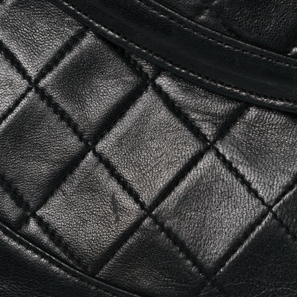 Chanel Lambskin Quilted Medium Single Flap Black 14 of 17