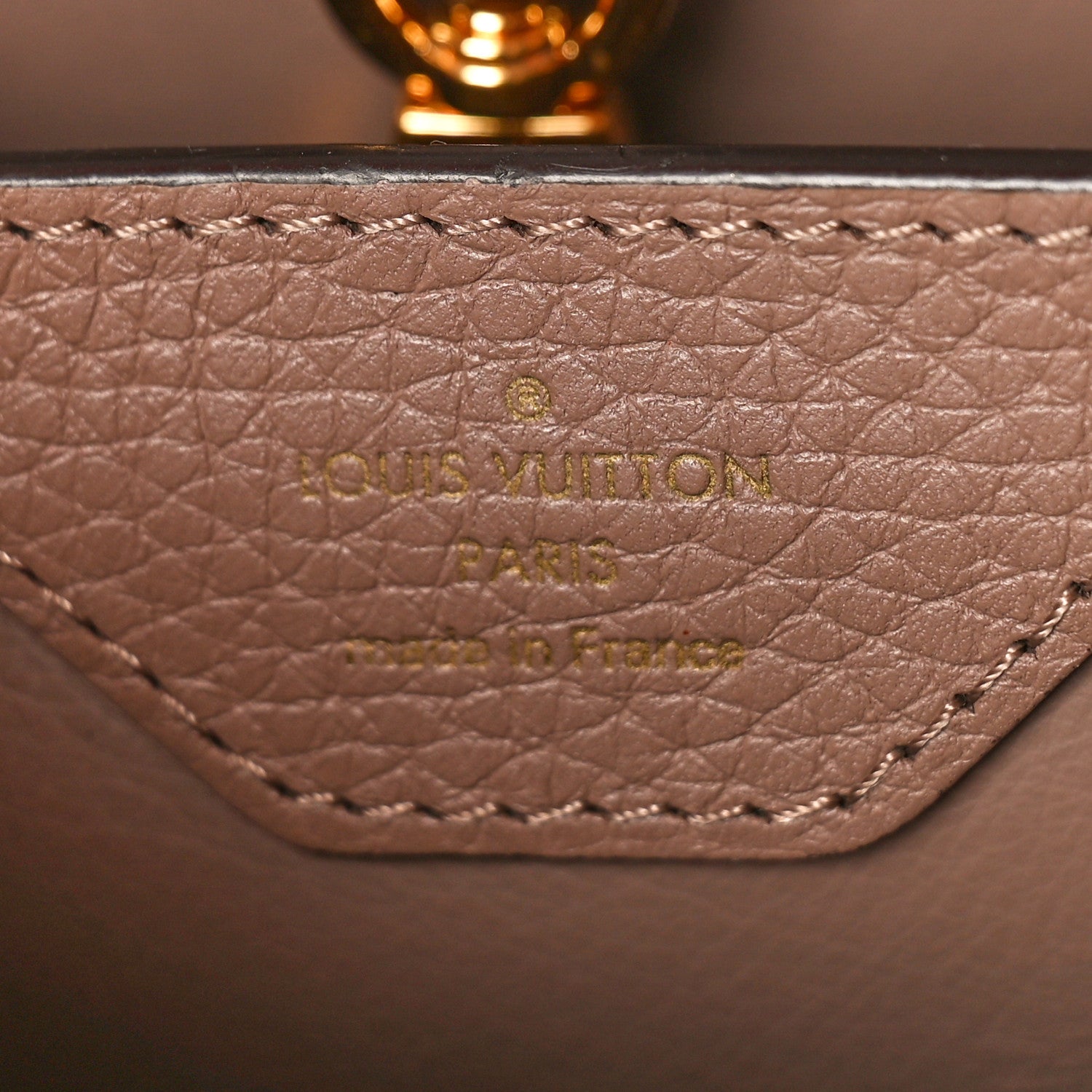 Louis Vuitton Taurillon Capucines BB Clementine 6 of 10