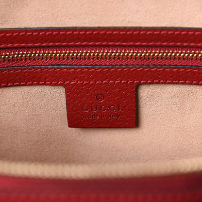 Gucci GG Supreme Monogram Flora Web Medium Ophidia Boston Red 6 of 11