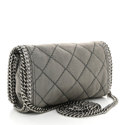 Stella McCartney Shaggy Deer Quilted Falabella Grey 3 of 11