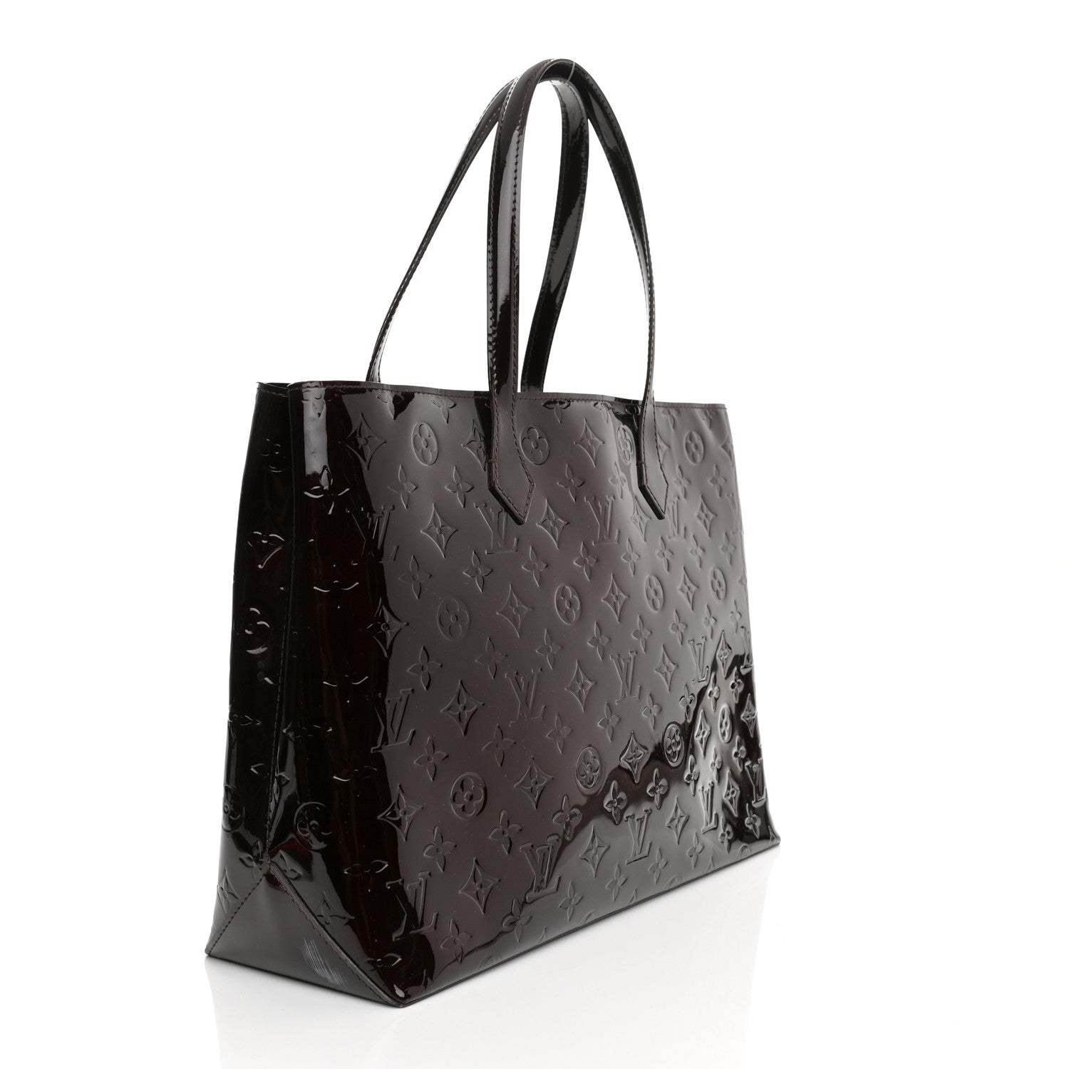Louis Vuitton Vernis Wilshire MM Amarante 3 of 13