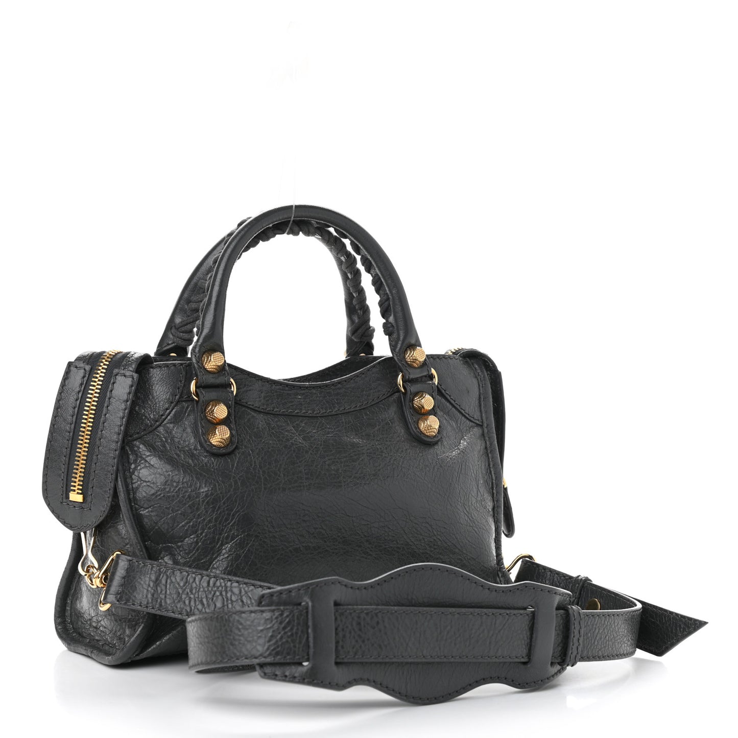Agneau Giant 12 Gold Hardware Mini City Gris Fossile