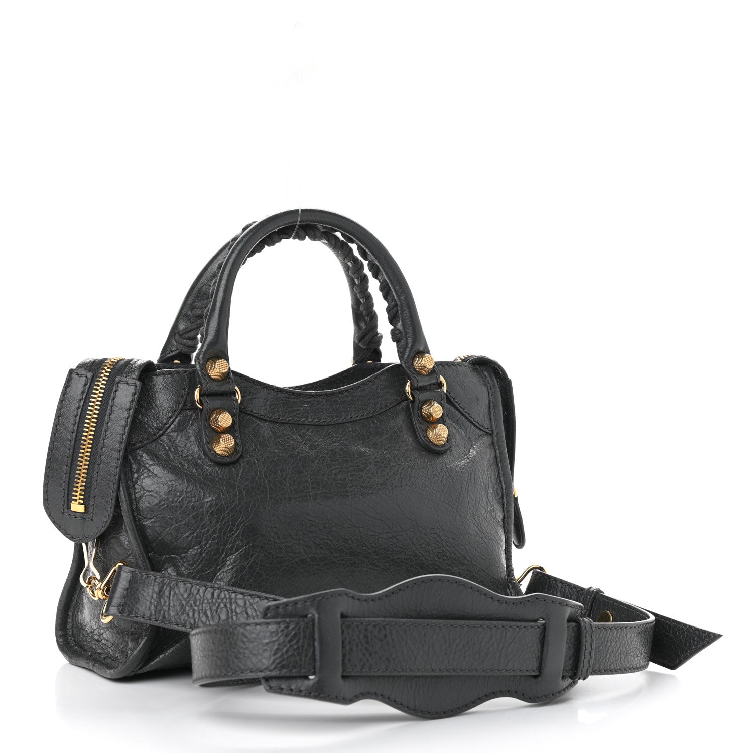 Balenciaga Agneau Giant 12 Gold Hardware Mini City Gris Fossile 3 of 9