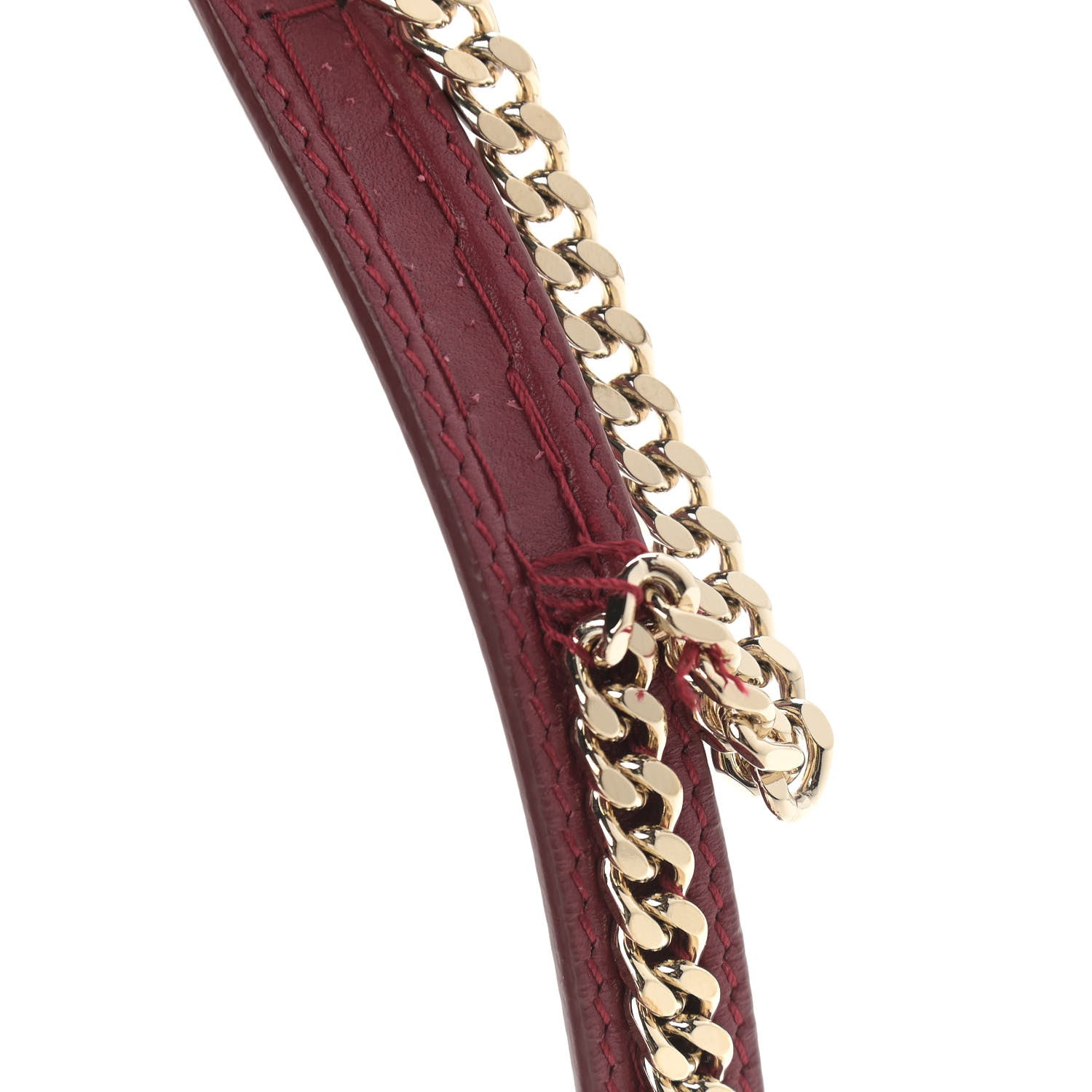 Christian Dior Lambskin Cannage Mini Lady Dior Burgundy 12 of 12