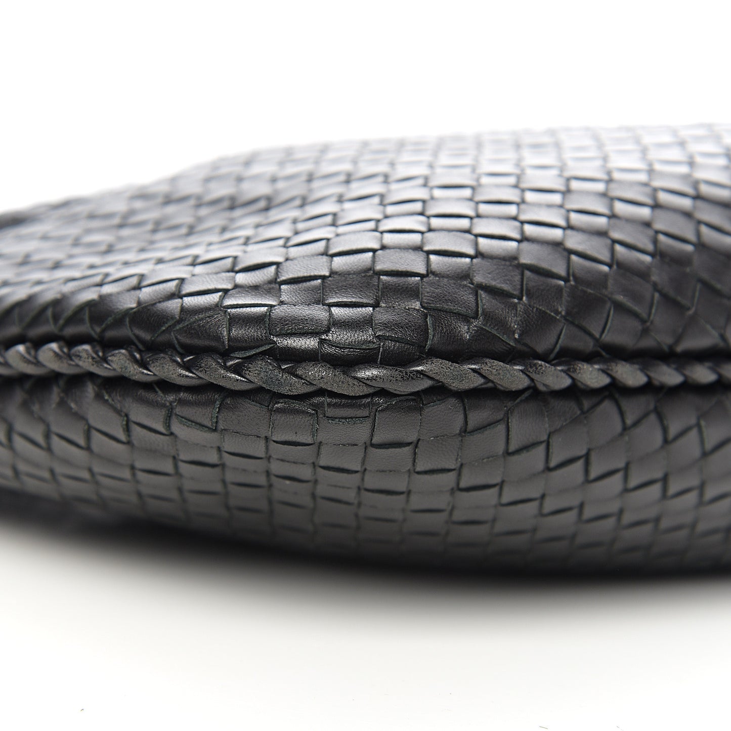Nappa Intrecciato Large Veneta Hobo Black