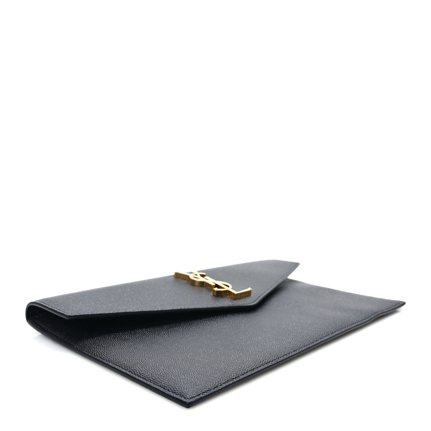 Saint Laurent Grain De Poudre Uptown Pouch Black 4 of 7