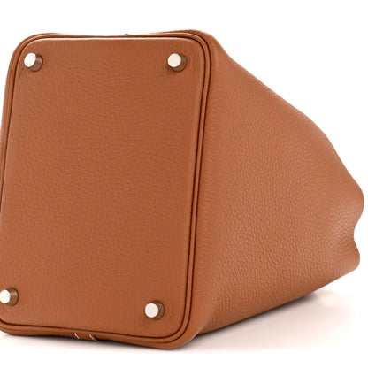 Hermes Taurillon Clemence Picotin Lock 18 PM Gold 10 of 11