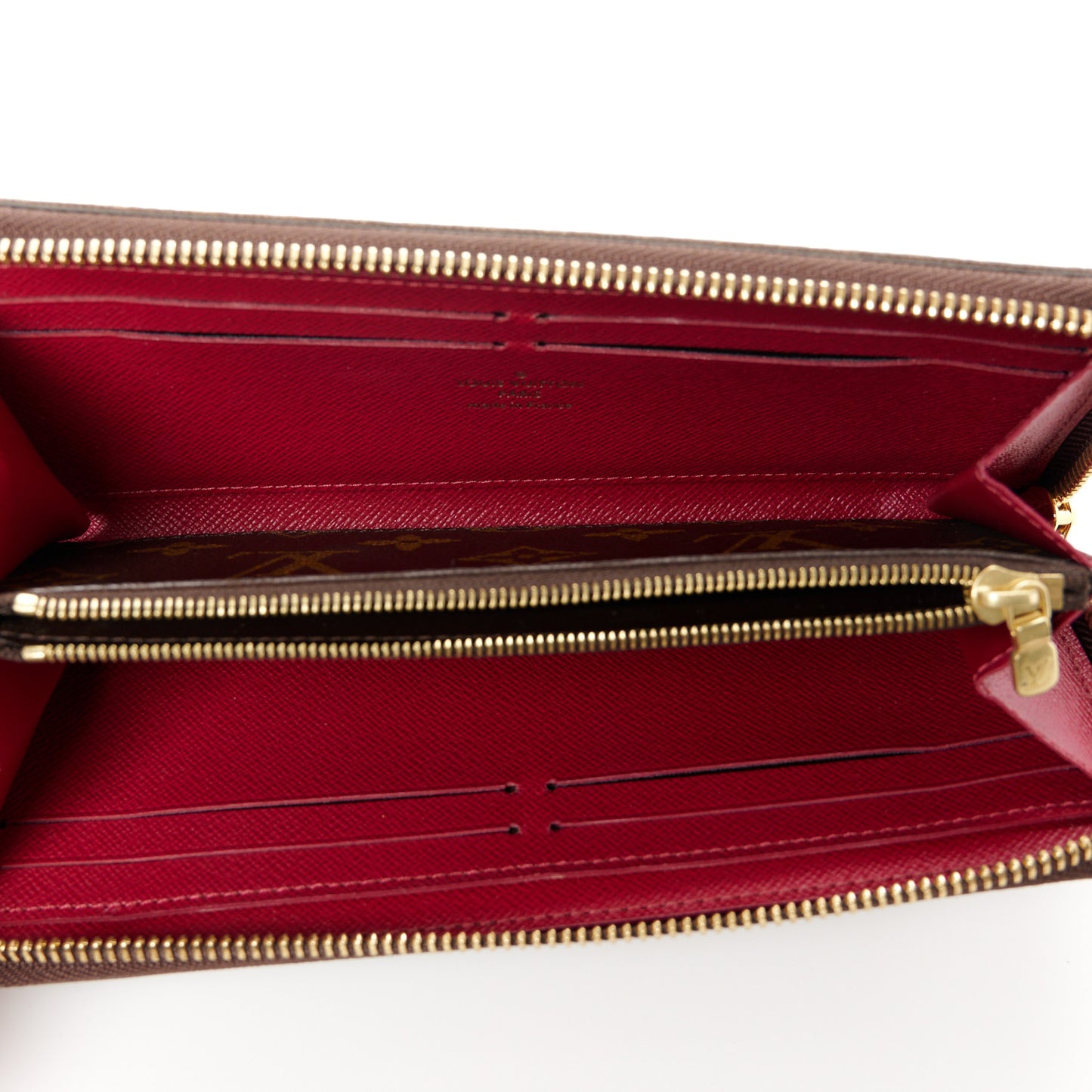 Monogram Clemence Wallet Fuchsia