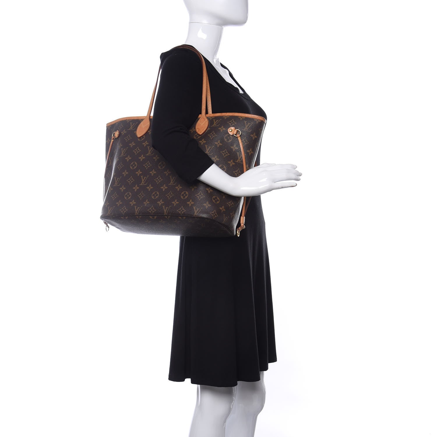 Louis Vuitton Monogram Neverfull MM 2 of 9