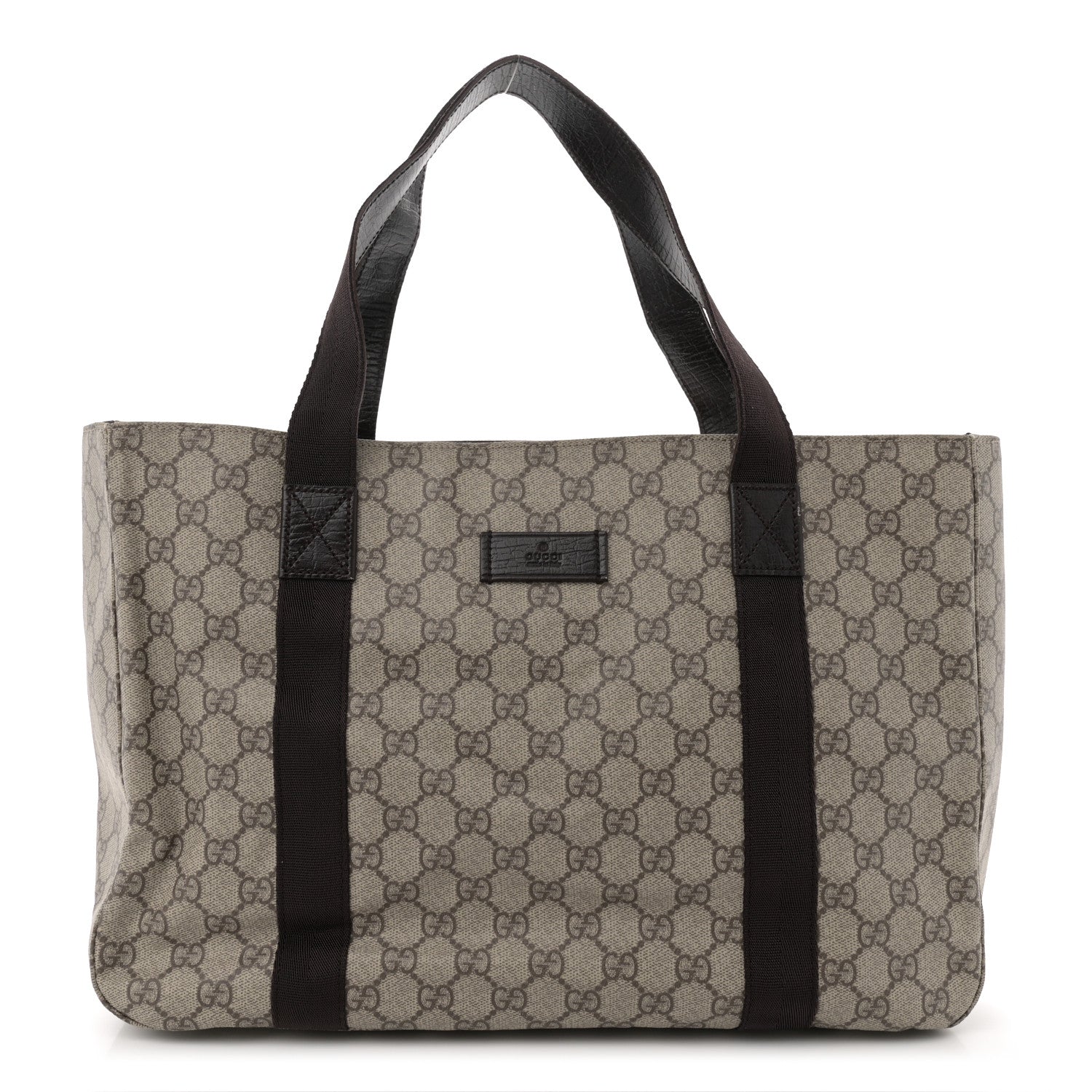 Gucci GG Plus Monogram Medium Tote Dark Brown 1 of 13