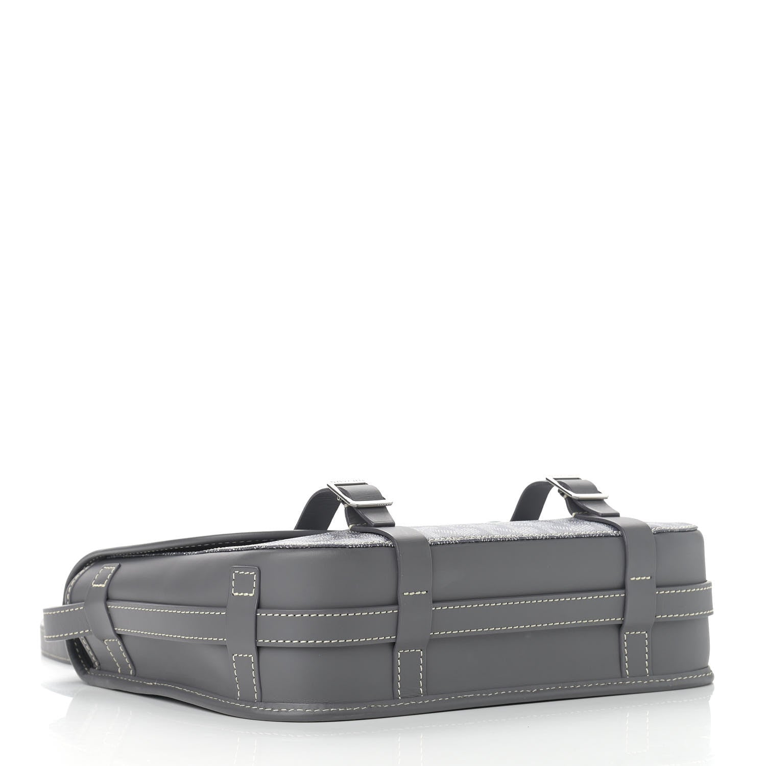 Goyard Goyardine Belvedere MM Messenger Bag Grey 4 of 8