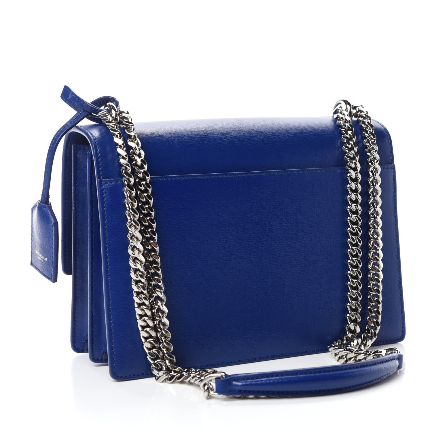 Saint Laurent Calfskin Medium Monogram Sunset Royal Blue 3 of 10