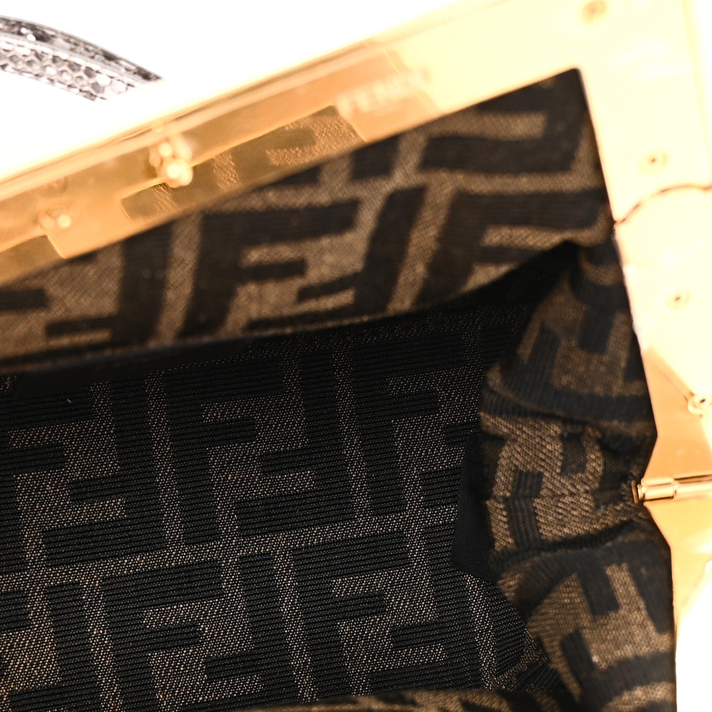 Snakeskin Small Fendi First Asfalto
