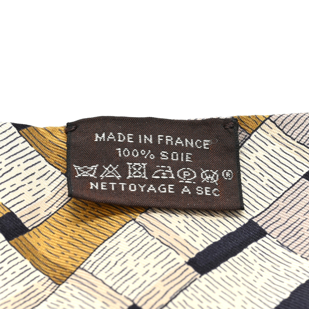 Hermes Silk Mors a Jouets Chemise Twilly Chocolate Gold Black 3 of 3