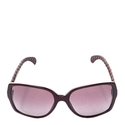 Chanel Lambskin Square Chain Sunglasses 5289-Q Red 2 of 8