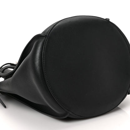 Celine Supple Grained Calfskin Long Strap Big Bag Bucket Black 7 of 10