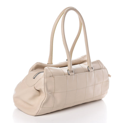Chanel Caviar Square Stitched Large Tote Beige 3 of 16