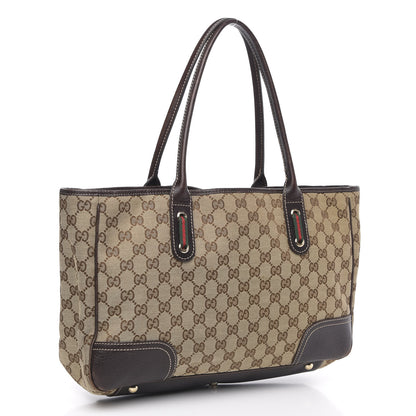 Gucci Monogram Medium Princy Tote Dark Brown 3 of 18