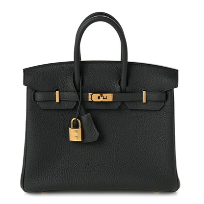 Hermes Togo Birkin 25 Vert Fonce 1 of 10
