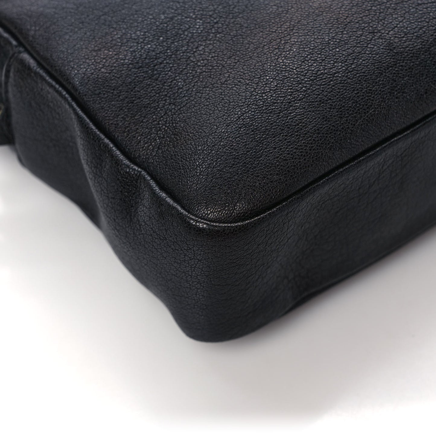 Lambskin Monogram Embossed Small Lou Camera Bag Black