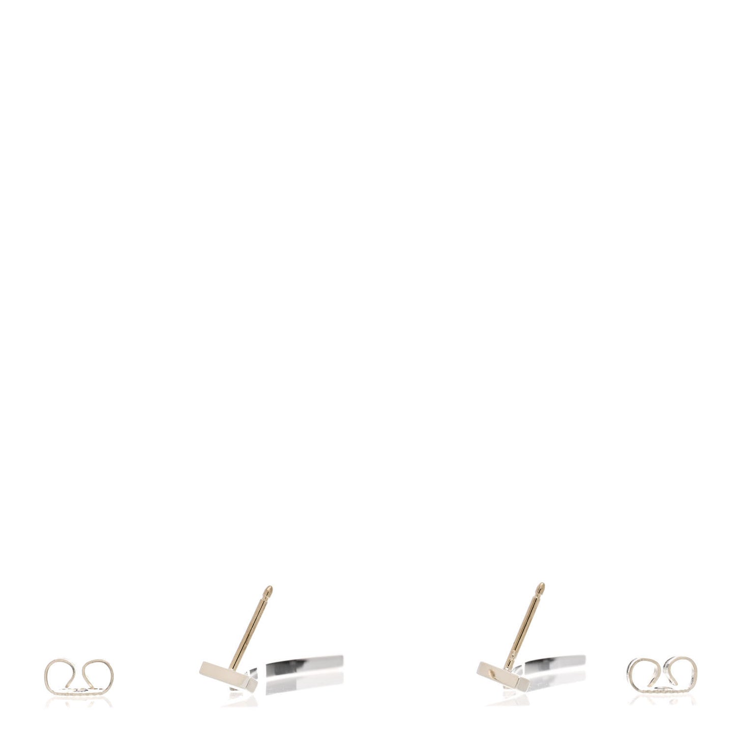 Sterling Silver T Wire Bar Earrings