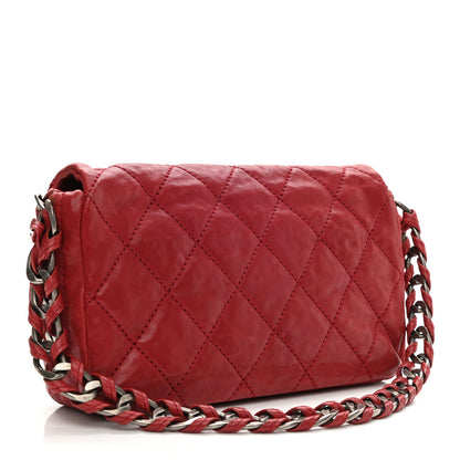 Chanel Calfskin Quilted Medium Modern Chain Flap Red 3 of 11