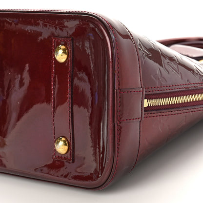 Louis Vuitton Vernis Alma PM Rouge Fauviste 8 of 9