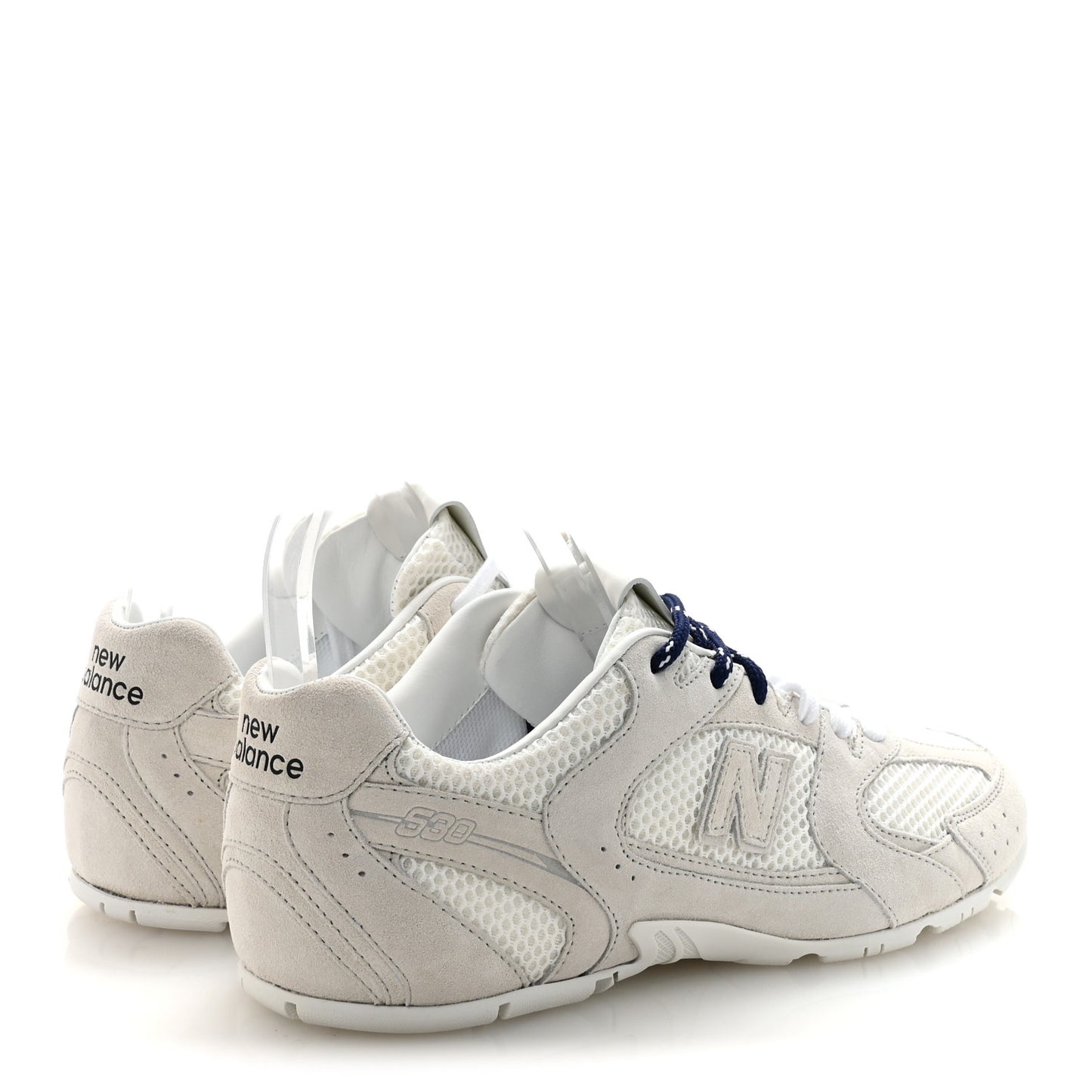 X NEW BALANCE Mesh Suede 530 SL Sneakers 40 White