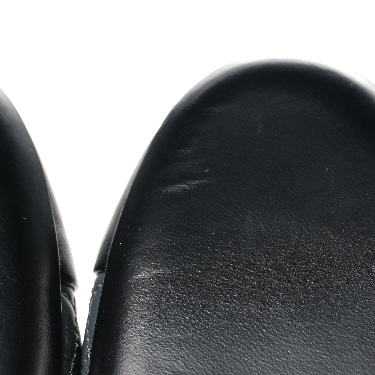 Chanel Lambskin Quilted Cap Toe Ballerina Flats 40 Charcoal Black 9 of 12