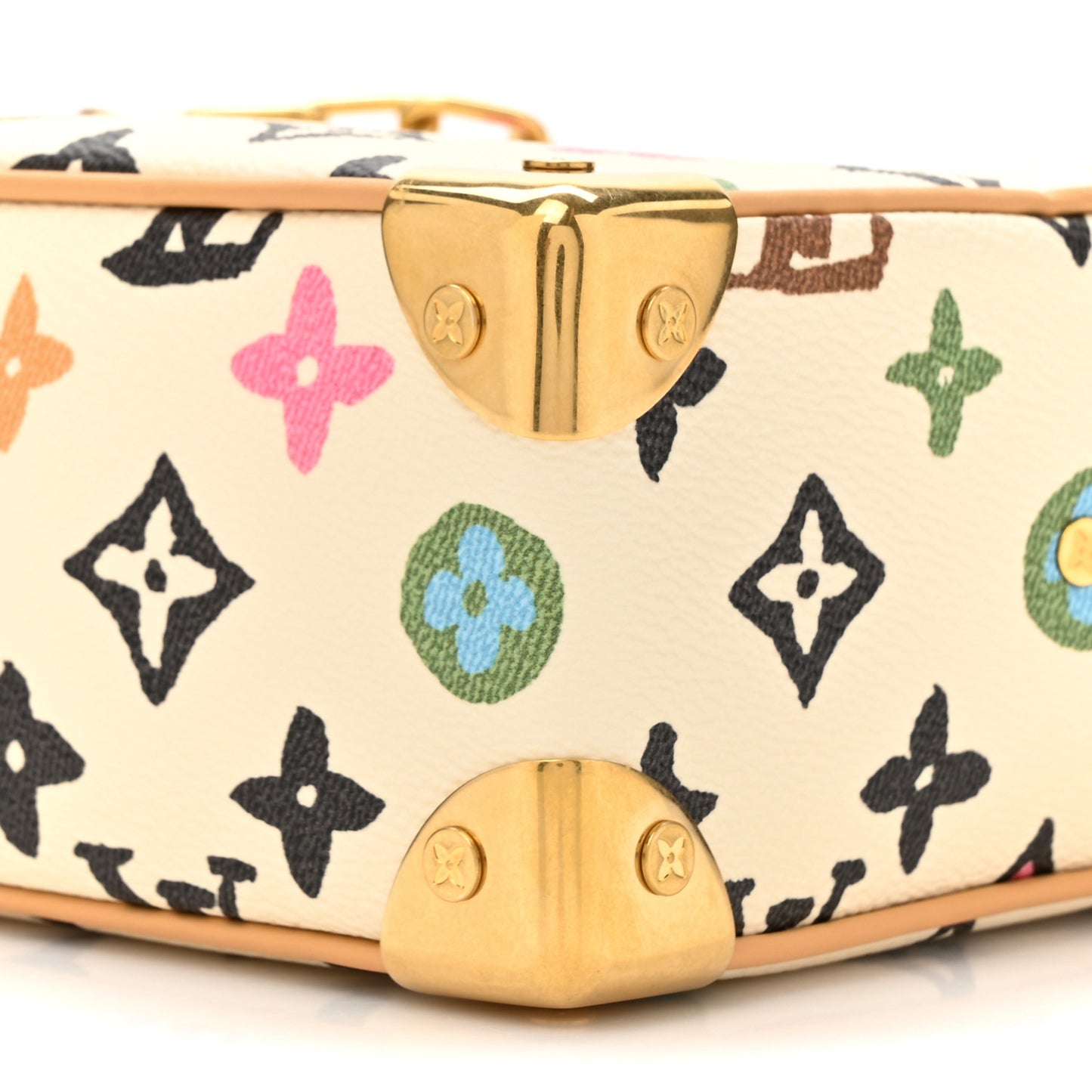 X TYLER THE CREATOR Monogram Craggy Mini Soft Trunk Vanilla