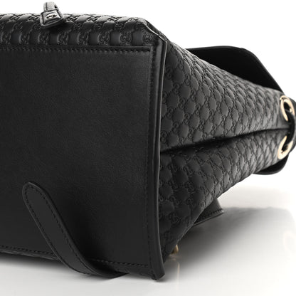 Gucci Microguccissima Drawstring Backpack Black 9 of 9