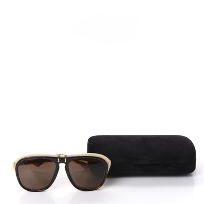 Gucci Acetate Flip Up Sunglasses GG0087S Havana 9 of 9