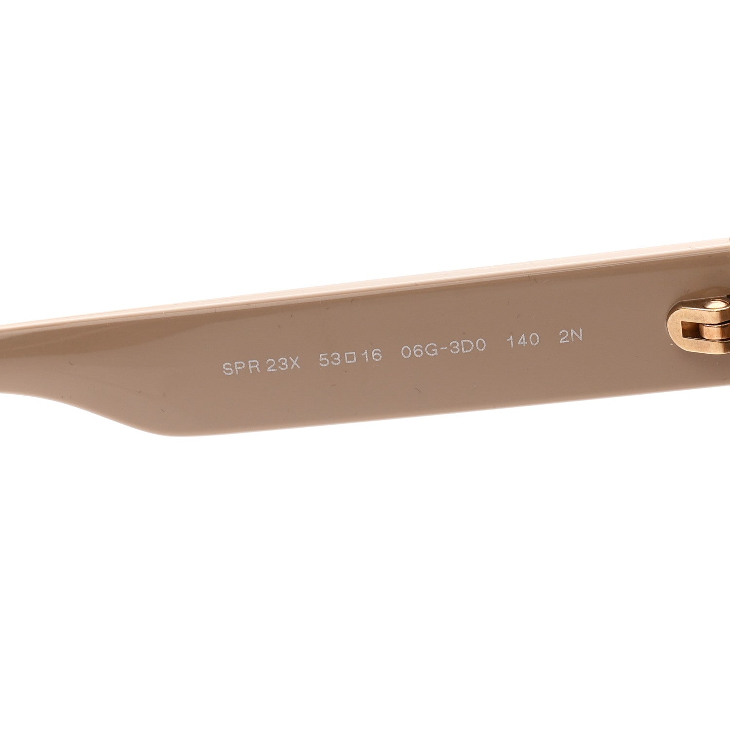 Prada Acetate Cat Eye Sunglasses SPR 23X Beige 6 of 8