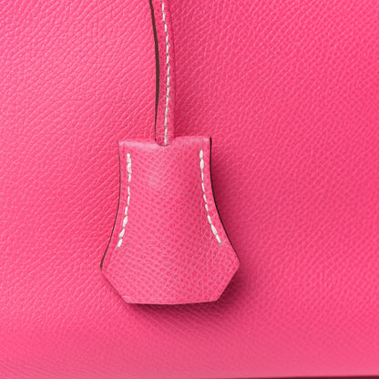 Hermes Epsom Candy Birkin 30 Rose Tyrien Rubis 13 of 30