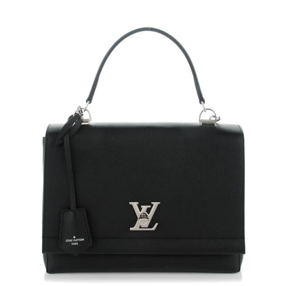 Louis Vuitton Soft Calfskin Lockme II Top Handle Black 1 of 6