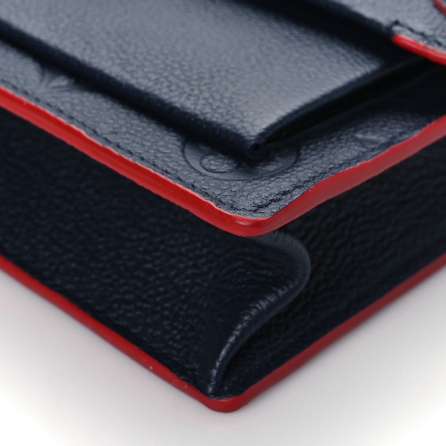 Louis Vuitton Empreinte Vavin Chain Wallet Marine Rouge 9 of 9